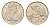Новая Зеландия 5 центов 1968 Елизавета II (1952-2022), ящерица гаттерия, тираж 35.000 экземпляров KM 34 медно-никель BU 4651-163