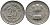 Индия 25 пайсов 1974 Н KM 49.1 медно-никель 4549-528