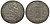 Ватикан 1 пиастр AN IVB/1675 Климент X. Апостолы Петр и Павел у Святых Врат Dav. 4079, Muntoni 12 серебро 10-005-43