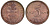 ФИНЛЯНДИЯ 5 ПЕННИ 1976 KM 45 медь UNC 3334-1059