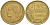 ФРАНЦИЯ 20 ФРАНКОВ 1951 ПЕТУХ, 4 ПЕРА KM 917.1, LE FRANC 402.7 алюминивая бронза 175-643
