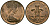 Великобритания 2 пенса 1971 Елизавета II (1952-2022) KM 916, Spink 4235 (C1) бронза 4384-647
