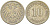 ГЕРМАНИЯ 10 ПФЕННИГОВ 1893 A KM 12, J. 13, Weege 8 медно-никель 261-1246