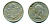 Великобритания 1/2 кроны 1960 Елизавета II (1952-2022) KM 907, Spink 4145 медно-никель 89-1225