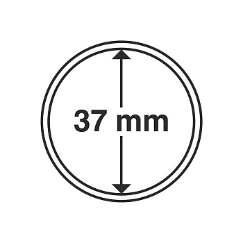 Капсулы круглые – 37 мм, упаковка 10 шт. Leuchtturm. 315520