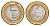Бразилия 1 реал 2004 KM 652a биметалл UNC 4642-1257