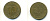 ФРГ 10 ПФЕННИГОВ 1992 D KM 108, J 383 сталь плакированная латунью 80-321