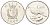 Мальта 1 лира 2000 KM 99 никель UNC 180-1024