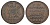 Папская область 1 байокко 1801 Пий VII (1800-1823) KM 1263 медь 5010-1532