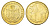 Сербия 5 динаров 2007 KM 40 никель латунь UNC 4695-327