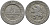 БЕЛЬГИЯ 5 САНТИМОВ 1861 BELGES KM 21 медно-никель 83-1415