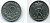 ДАНИЯ 10 ЭРЕ 1972 S; S, ФРЕДЕРИК IX (1947-1972) KM 849.2 медно-никель 54-1148