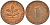 ФРГ 1 пфенниг 1982 J KM 105, J. 380 сталь плакированная медью    4598-624