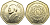 Иордания 1/4 динара 1997 KM 61 никель-латунь aUNC 1525-213