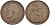 Великобритания 1 пенни 1921 Георг V (1910-1936) KM 810, Spink 4051 бронза 215-644