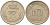 ДАНИЯ 10 ЭРЕ 1958 C; S, ФРЕДЕРИК IX (1947-1972) KM 841.2 медно-никель 4387-815