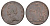 Великобритания, Уорвикшир, Стратфорд-на-Эйвоне 1/2 пенни 1790 Уильям Шекспир, токен, гладкий гурт Dalton & Hamer 327f медь 3711-215