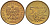 Польша 5 грошей 1992 MW KM 278 латунь UNC 4516-1154