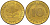 ФРГ 10 ПФЕННИГОВ 1979 D KM 108, J. 383 сталь плакированная латунью 4548-822