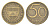 Австрия 50 грошей 1961 KM 2885 алюминиевая бронза 4705-516