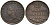Великобритания 1/2 фартинга 1844 Виктория (1837-1901) KM 738, Spink 3951 медь 4596-1052