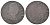 Великобритания 1/2 пенни 1770-1775 Георг III (1760-1820) KM 601, Spink 3774 медь 4707-912