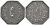 Швебиш-Халль 10 пфеннигов 1918 Funck 186.8, Men18 12736.8 железо 4617-242