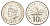 Французская Новая Каледония 10 франков 1972 лодка KM 11 никель UNC 4641-151