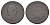 Великобритания 1/2 пенни 1723 Георг I (1714-1727) KM 557, Spink 3660 медь 1519-331