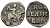 ВЕЛИКОЕ КНЯЖЕСТВО МОСКОВСКОЕ ДЕНГА 1535 - 1547 ИВАН IV ВАСИЛЬЕВИЧ, МОСКОВСКИЙ МОНЕТНЫЙ ДВОР, 0,36 ГР ГиК №48 серебро 262-1159