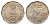 Индия 2 рупии 1992 KM 121.3 медно-никель UNC 4691-114