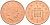 Великобритания 1 пенни 2007 Елизавета II (1952-2022) KM 986, Spink 4710 (B5) сталь плакированная медью 4588-558