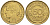 ФРАНЦИЯ 50 САНТИМОВ 1932 ТИП MORLON, OPEN 9, С ЯГОДОЙ KM 894.1, LE FRANC 192.7 алюминиевая бронза 44-712
