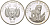 Нигер 10 франков 1968 лев, без черты над Е, в слове Republique KM 8.2 серебро PROOF 02-035-34