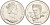 Гибралтар 1 крона 1996 серия 100 лет кинематографу, Элвис Пресли KM 465 медно-никель 1525-1021 M21-17