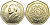 Иордания 1/4 динара 1997 KM 61 никель-латунь aUNC 1525-612