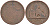 БЕЛЬГИЯ 2 САНТИМА 1874 BELGES, ШИРОКАЯ ДАТА KM 35.1 медь 4546-116