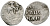 ВЕЛИКОЕ КНЯЖЕСТВО МОСКОВСКОЕ ДЕНГА 1535 - 1547 ИВАН IV ВАСИЛЬЕВИЧ, МОСКОВСКИЙ МОНЕТНЫЙ ДВОР, 0,33 ГР ГиК №46 серебро 262-969