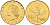Италия 20 лир 1995 R, дубовый лист KM 97.2 алюминиевая бронза  UNC  4594-943