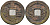 Китай 1 цянь (кэш) ND (1796-1820) династия Цин (1636-1912), Айсиньгёро Юнъянь (1796-1820), диаметр 23,5 мм, вес 3,75 гр Hartill 22.481, FD 2339, Schjoth 1490 бронза 4121-946