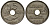 ГРЕЦИЯ 5 ЛЕПТА 1912 КОРОЛЬ ГЕОРГ I (1863-1913), СОВА KM 62 никель 4538-932