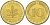 ФРГ 10 ПФЕННИГОВ 1977 G KM 108, J. 383 сталь плакированная латунью 219-517