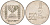 Израиль 1/2 лиры 1971 JE 5731, без звезды Давида KM 36.1 медно-никель 190-1235