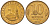 СССР 10 копеек 1991 ММД, ГКЧП KM 296 сталь плакированная медью 4585-1254