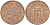 Великобритания 1 пенни 1987 Елизавета II (1952-2022) КМ 935, Spink 4381 (B3) бронза 214-1058