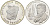 Конго 1000 франков 1999 Чарльз Дарвин KM 43 серебро PROOF 00-000-00