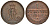 Ганновер 1 пфенниг 1861 B, Георг V KM 233, AKS 156, J. 90 медь 4594-436