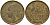 Франция 50 франков 1953 B, Петух KM 918.1, Le Franc 425.5 алюминиевая бронза 4157-224