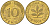 ФРГ 10 пфеннигов 1991 F KM 108, J. 383 сталь плакированная латунью 4175-1043