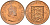 Джерси 1/12 шиллинга 1957 Елизавета II (1952-2022) KM 21 бронза aUNC 4367-325